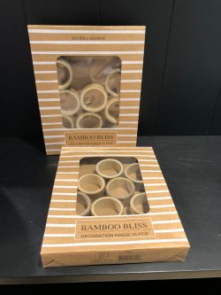 Bamboo Bliss Deco Rings 10 pcs