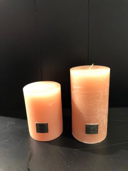 Rustic Candle pretty peach 7 x 10