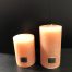 Rustic Candle pretty peach 7 x 10