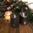 Led light candle black flame s