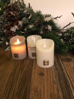 Led light candle white flame s