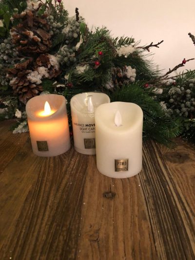 Led light candle white flame s