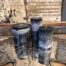 Pillar Candle ECO black 7x10