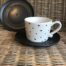 Bastion Plate cup 15cm matt black