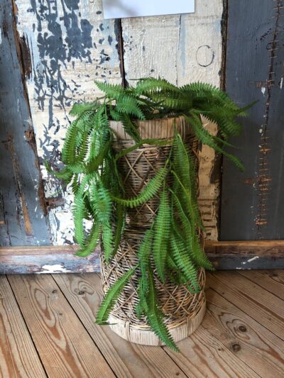 Kunstplant green fern hanging spray