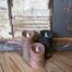 Led light candle brown flame M