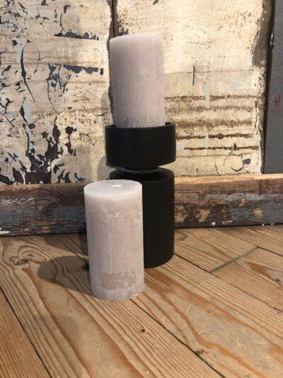 Pillar Candle Rustic flax7x13