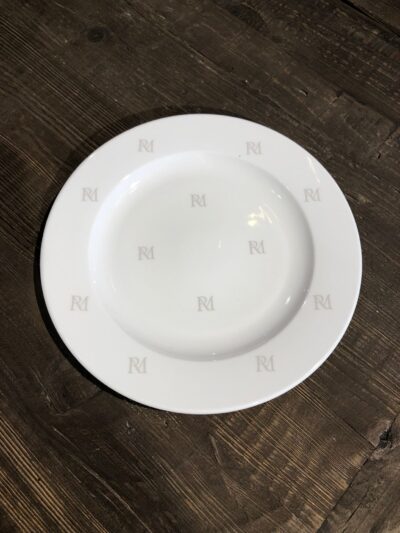 RM Monogram Breakfast Plate