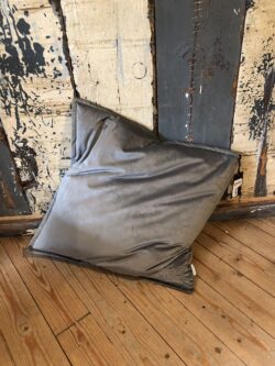 RM Velvet Pillow Cover grey 60x60