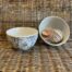 Bastion Bowl white/flower 13x7