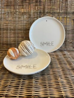 Bastion cake plate white/smile 16 cm