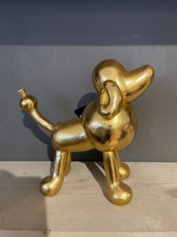 Dog Miro deco object gold
