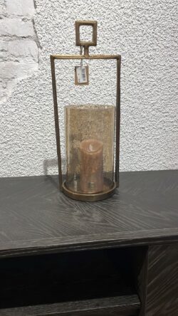 Lantaarn goud klein