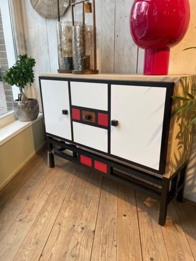H.P. Wandkast blank 2d-1l eiken/mdf -3-