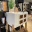 H.P. Wandkast wit 4l-hoge poot eiken -5-