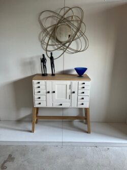 H.P. Wandkast wit/blank 1d/div la -20-