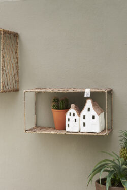 Rustic Rattan Wall Rectangular